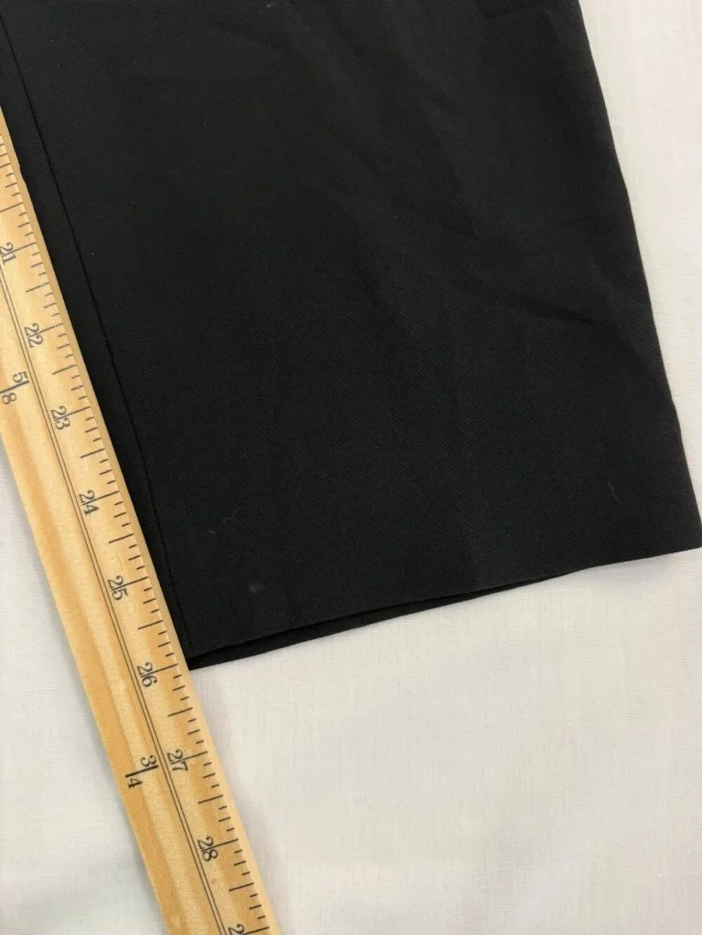 Theory Treeca Pull-On Pants Black Cropped Straight Leg Size 8